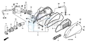 PES125R9 UK - (E / MKH STC) drawing AIR CLEANER