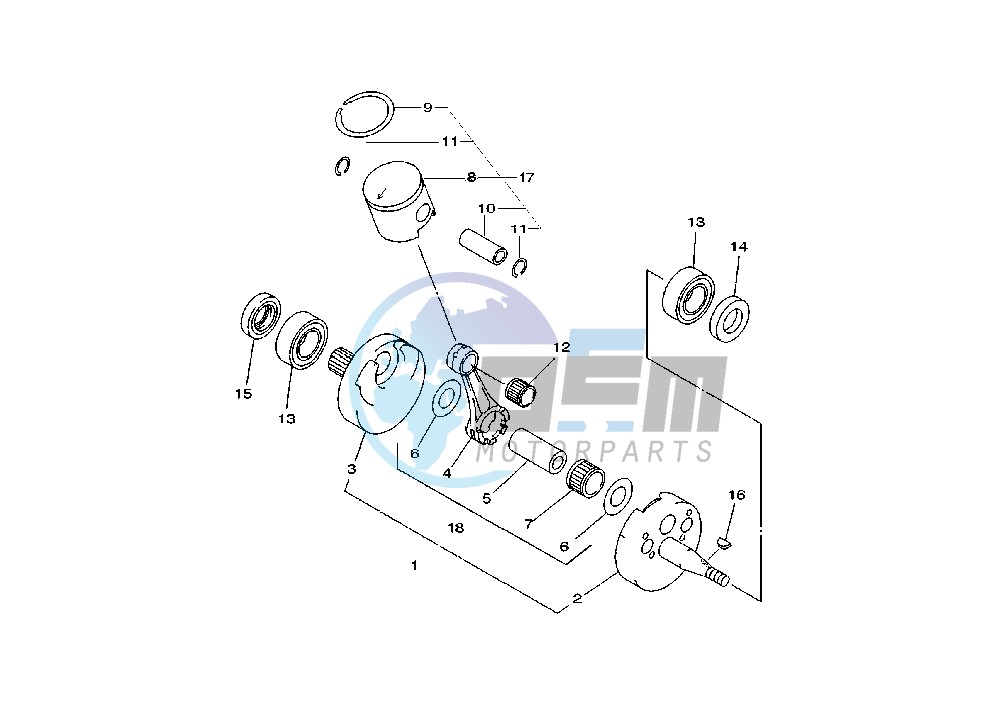 CRANKSHAFT PISTON