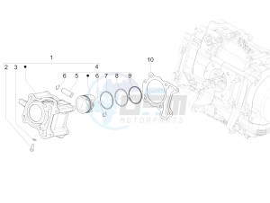 Medley 125 4T ie ABS E4 (EMEA) drawing Cylinder-piston-wrist pin unit