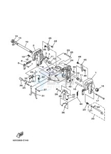 9-9F drawing FRONT-FAIRING-BRACKET