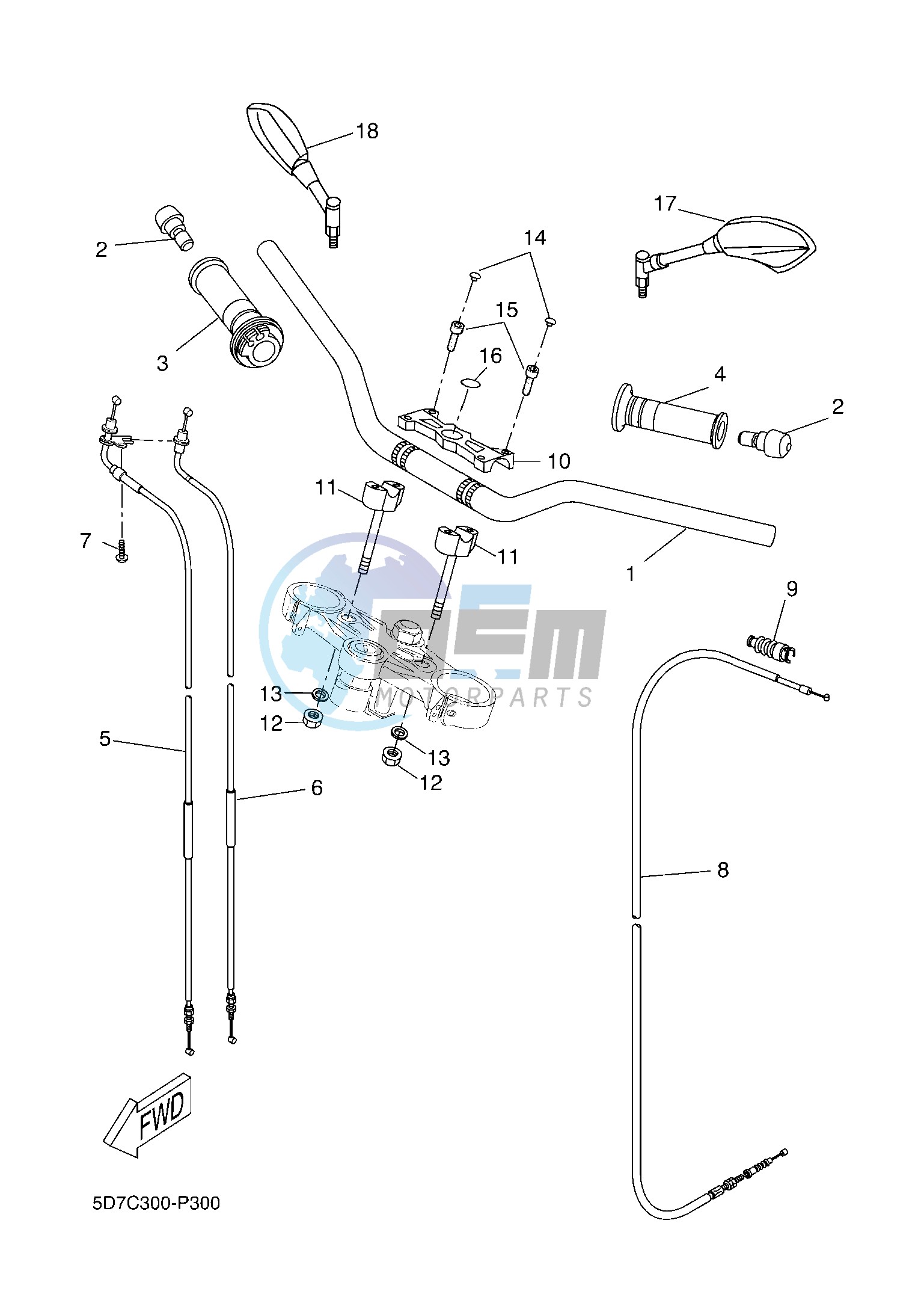 STEERING HANDLE & CABLE