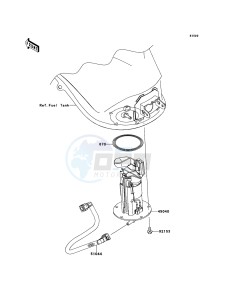 Z1000SX ABS ZX1000HCF FR GB XX (EU ME A(FRICA) drawing Fuel Pump