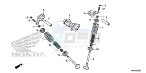 GLR1251WHH UK - (E) drawing CAMSHAFT/ VALVE