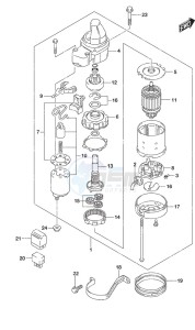 DF 9.9B drawing Starting Motor