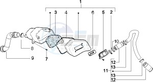 NRG 50 power DD serie speciale drawing Secondairy air box