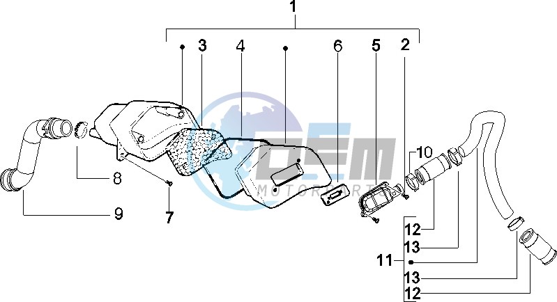 Secondairy air box