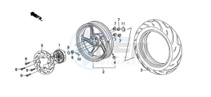 SZX50X X8R-X drawing REAR WHEEL (1)