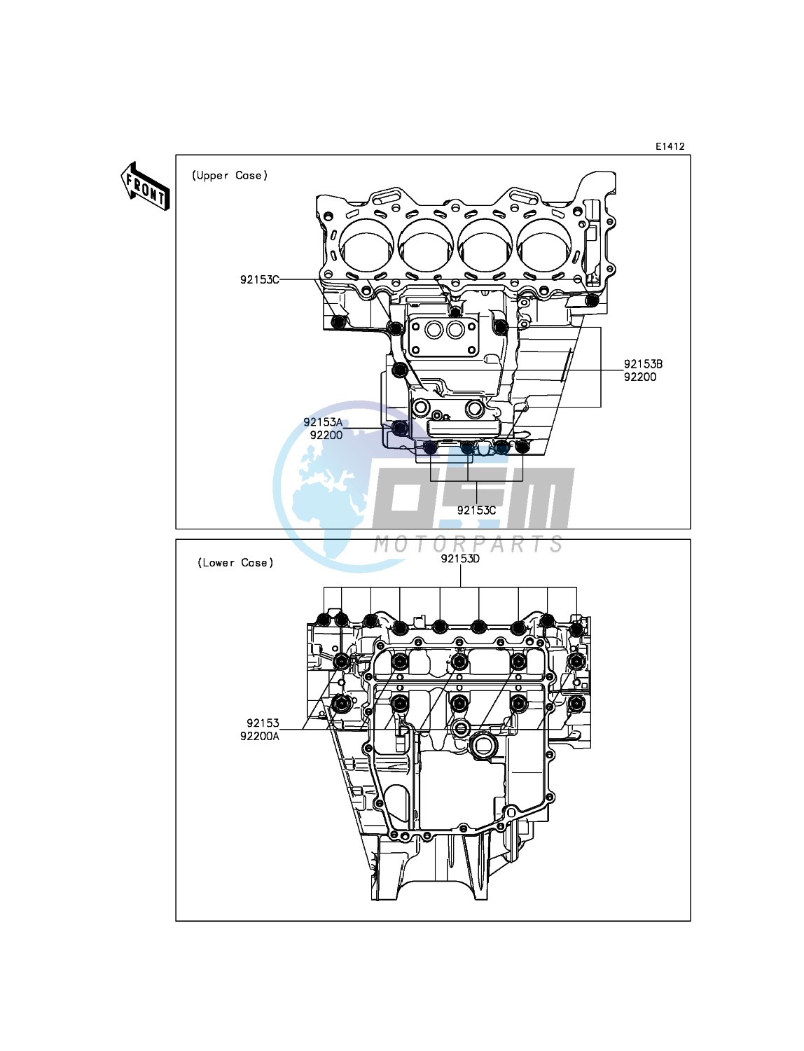 Crankcase Bolt Pattern