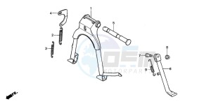 CG125 drawing STAND