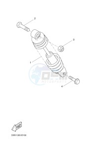 CW50 BOOSTER (2DW2 2DW2) drawing REAR SUSPENSION