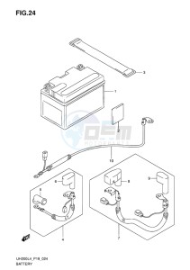 UH200 ABS BURGMAN EU drawing BATTERY