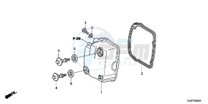 NSC50T2F NSC50T2 UK - (E) drawing CYLINDER HEAD COVER