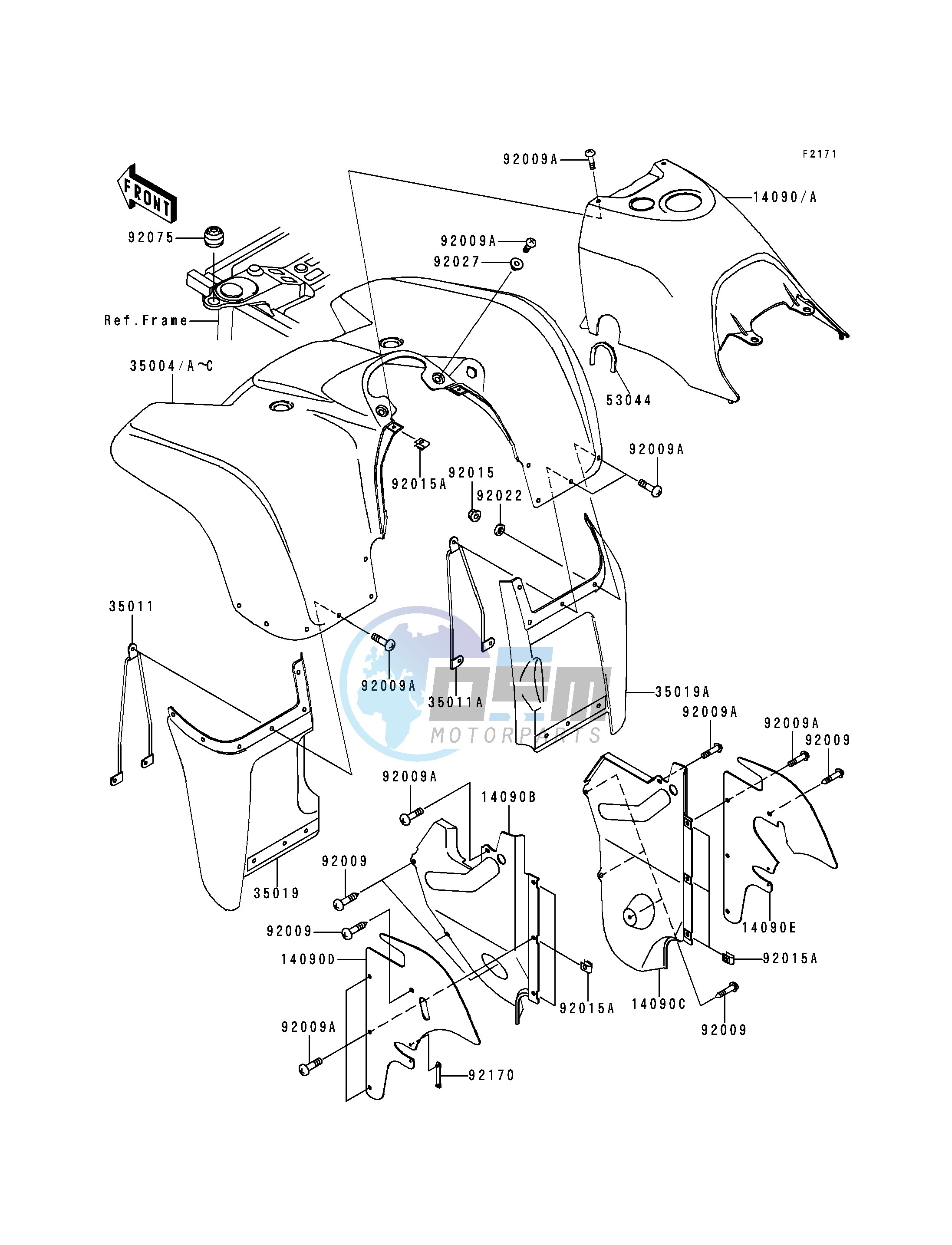 FRONT FENDER-- S- -