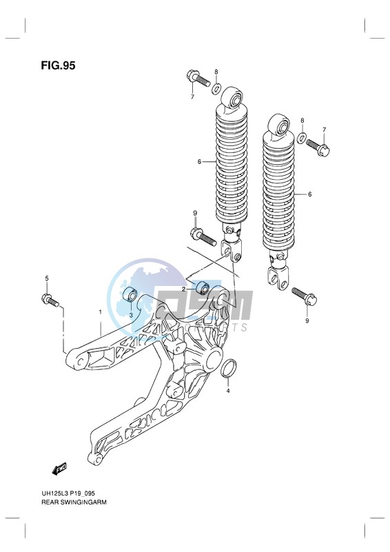 REAR SWINGINGARM