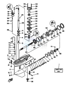 60FEO-60FETO drawing LOWER-CASING-x-DRIVE-1