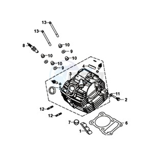 WOLF SB125Ni (PU12EA-EU) (L8-M0) drawing CYLINDER HEAD COMPLETE