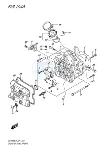 DL1000 ABS V-STROM EU drawing CYLINDER HEAD (FRONT)