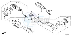 CBR250RD CBR250R 2E - (2E) drawing WINKER