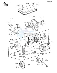 KZ 1000 K [LTD] (K1-K2) [LTD] drawing STARTER MOTOR_STARTER CLUTCH -- KZ1000-K2- -