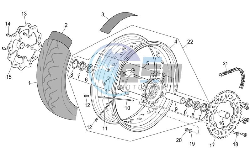 Rear wheel II