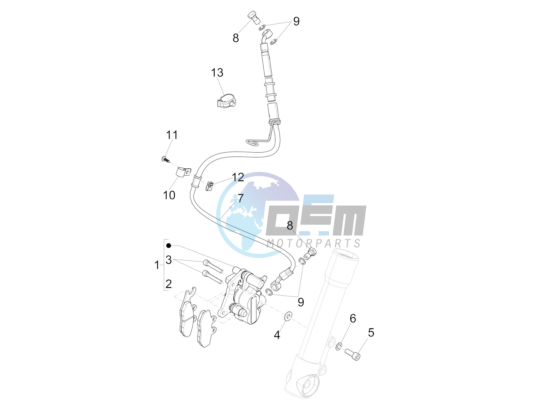 Brakes pipes - Calipers