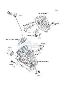 MULE_600 KAF400B8F EU drawing Oil Pump