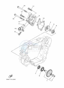 YZ85LW (B0G1) drawing WATER PUMP