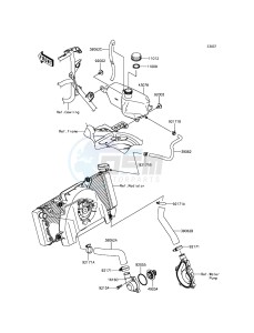 VERSYS 650 KLE650EGF XX (EU ME A(FRICA) drawing Water Pipe