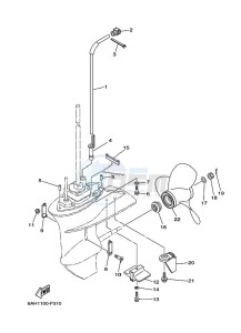 F15CESH-2007 drawing PROPELLER-HOUSING-AND-TRANSMISSION-2