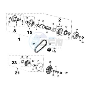 SAT 250 X drawing CLUTCH