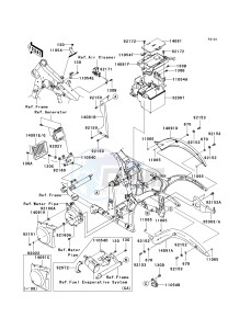 VN 900 B [VULCAN 900 CLASSIC] (6F-9F) B7F drawing FRAME FITTINGS