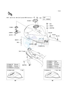 ZR 1000 A [Z1000] (A1-A3) drawing FUEL TANK