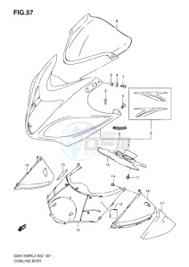 GSX1300R drawing COWLING BODY L2