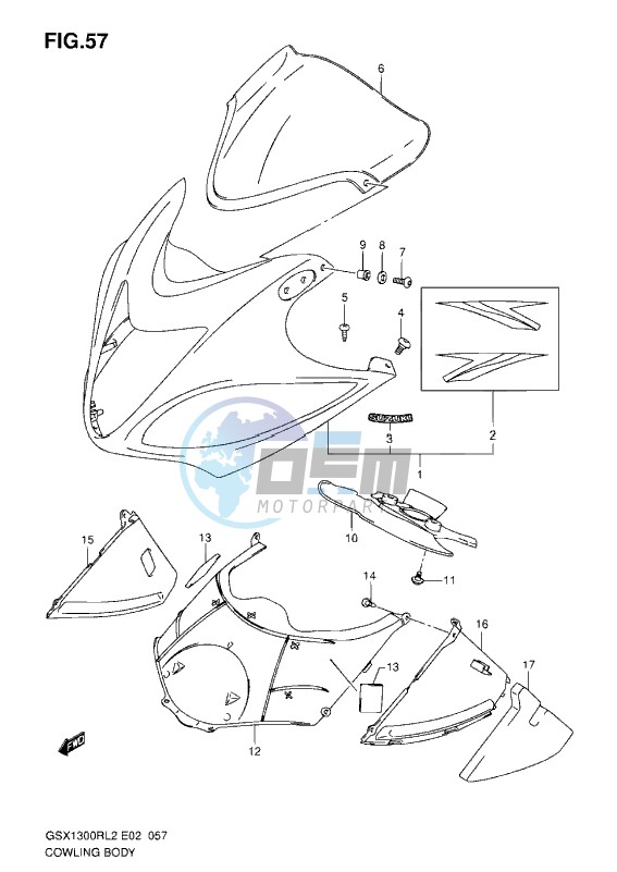 COWLING BODY L2