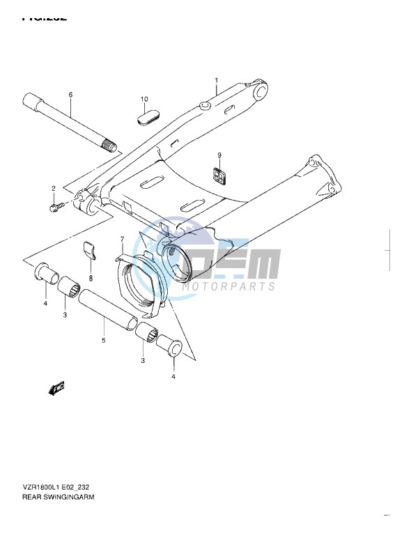 REAR SWINGING ARM