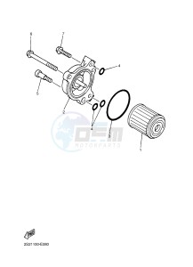 WR450F (1DXJ 1DXF 1DXH 1DXG) drawing OIL CLEANER