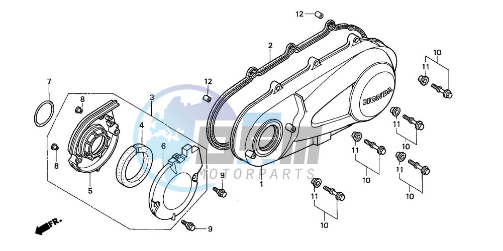 LEFT CRANKCASE COVER