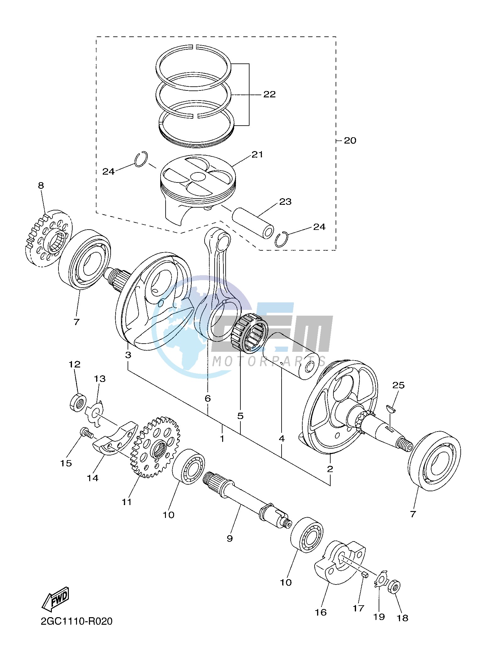 CRANKSHAFT & PISTON