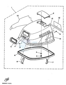 6D drawing TOP-COWLING