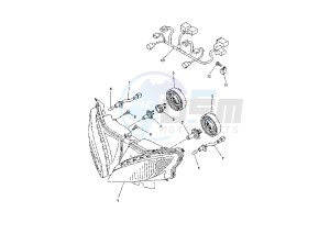 FZ6 FAZER 600 drawing HEADLIGHT