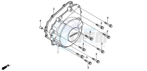 CBR600F2 drawing GENERATOR COVER