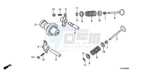 SH1259 Europe Direct - (ED) drawing CAMSHAFT/VALVE