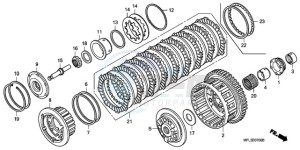 CBR1000RA9 Australia - (U / ABS MME) drawing CLUTCH