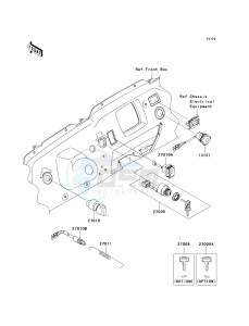 KRF 750 F [TERYX 750 4X4 NRA OUTDOORS] (F8F) F8F drawing IGNITION SWITCH