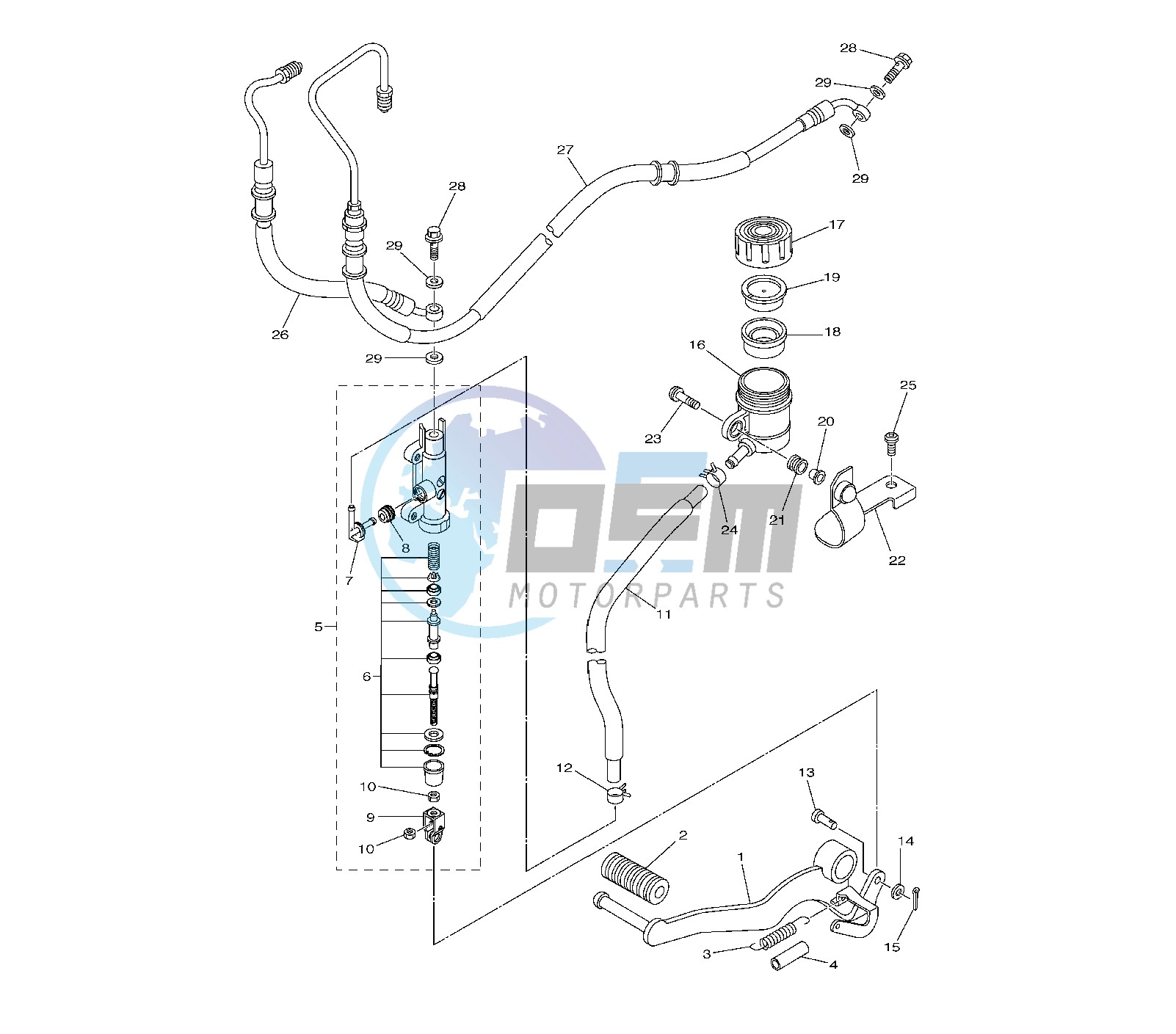 REAR MASTER CYLINDER