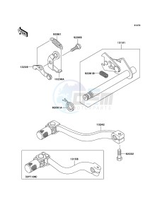 KX65 KX65-A6 EU drawing Gear Change Mechanism