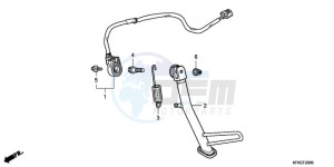 VTR2509 F / CMF LL drawing SIDE STAND