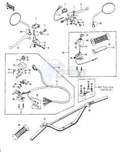 G4 TR (D-E) 100 drawing HANDLEBAR G4TR-B 1_2 -- 70-73- -