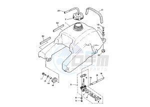 ATV 350 drawing FUEL TANK