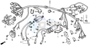 VT600CD drawing WIRE HARNESS